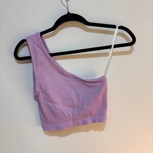 Aritzia Single Sleeve Crop Top - Size S